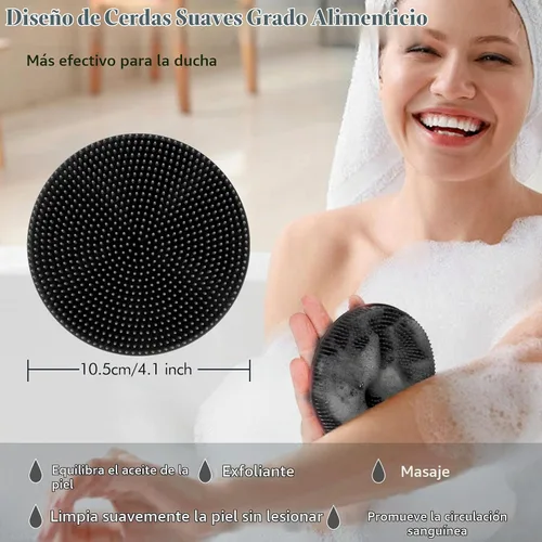 Vista 3 de INNERNEED Cepillo de ducha de silicona suave de grado alimenticio