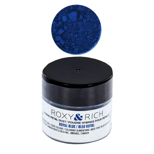 Vista 15 de Roxy & Rich - Polvo híbrido de pétalos en polvo, color alimentario, volumen de 0.3 fl oz, color azul bebé