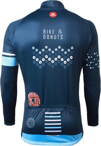 Vista 3 de MR Strgao - Chaqueta térmica de invierno para hombre, resistente al viento, manga larga, suéter para bicicleta, abrigo