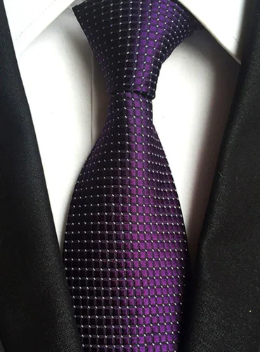 Vista 5 de Adulove Corbata clásica de seda para hombre, corbatas de cuello jacquard tejidas