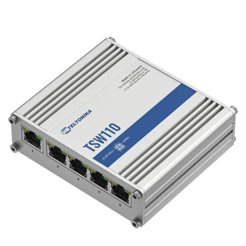Vista 2 de Switch TSW110 5 puertos Ethernet 10/100