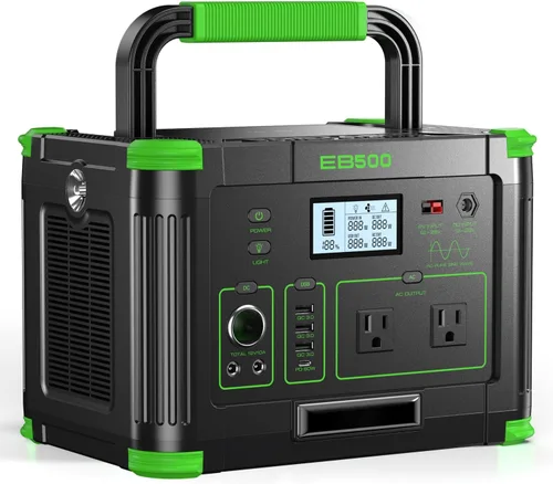 Vista 11 de Central eléctrica portátil de 2400W 1843Wh GRECELL generador solar al aire libre con 2400W (4800W pico) 4 salidas de CA, batería de respaldo