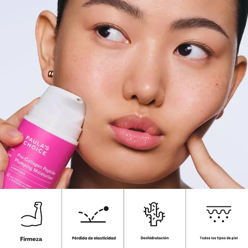 Vista 8 de Paula's Choice Pro-Colágeno Péptido Hidratante Facial para Rellenar, Crema Facial en Gel Diaria para Hidratación Profunda y Ligera, Arrugas