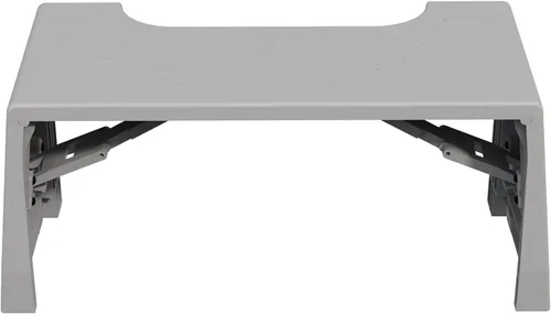 Vista 13 de Squatty Potty Porta Traveler Taburete plegable de inodoro para viajes, 7" de altura, gris Portable Footrest for Squatting, Improved Digestion &
