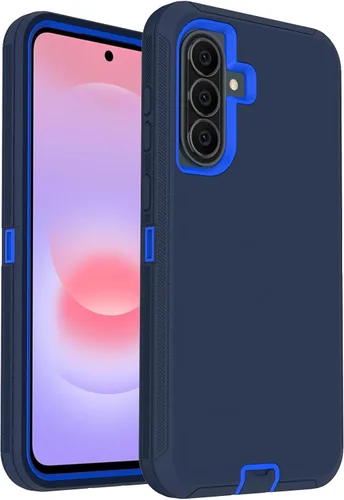 Vista 10 de Funda para teléfono Samsung Galaxy A16 5G, 3 capas de protección contra caídas de 16 pies, con cubierta de puerto a prueba de polvo, funda