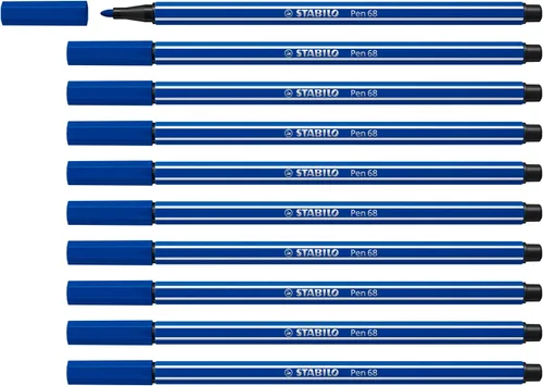 Vista 10 de STABILO Bolígrafo 68, Azul Azure