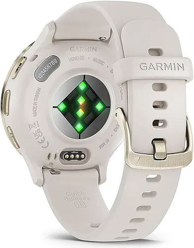 Vista 5 de Garmin 010-N2785-04 Venu 3S Fitness GPS Smartwatch Bisel dorado con caja marfil 1.614 in (renovado) Paquete con 2 años CPS Paquete de protección