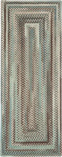 Vista 77 de Capel American Heritage Barn Blue Alfombra Trenzada de Cesta de 0' 12" Azul granero