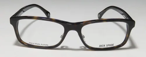 Vista 3 de Jack Spade Larson para hombremujer rectangular de borde completo auténtico coleccionable forma clásica gafas de gafasmarco de gafas marrón