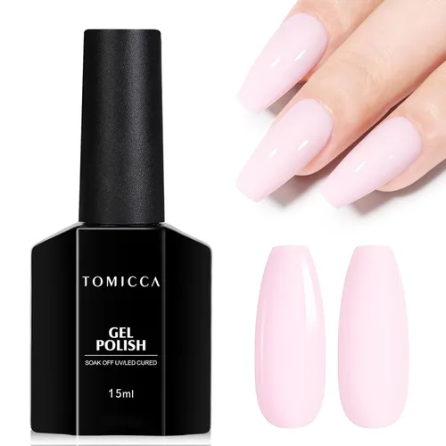 Vista 43 de TOMICCA Esmalte de uñas de gel marrón café, 0.5 onzas líquidas, esmalte de uñas de secado con LED UV para arte de uñas, manicura en casa, otoño e