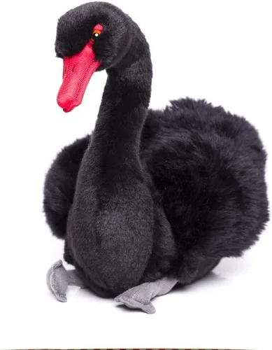 Vista 2 de TAMMYFLYFLY Peluche de cisne (negro)