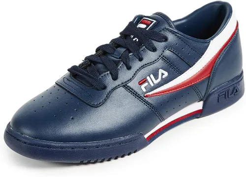 Vista 17 de Fila Original Fitness Lea Classic - Tenis deportivas para hombre Rojo/Azul Marino/Blanco