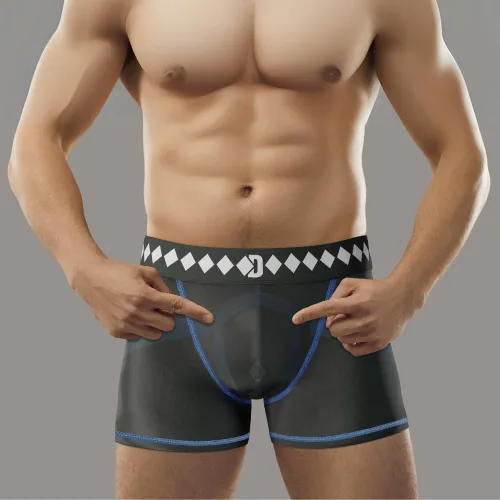 Vista 5 de Diamond MMA Pantalones cortos de compresión con correa de jock integrada y sistema de protección de ingle de copa atlética