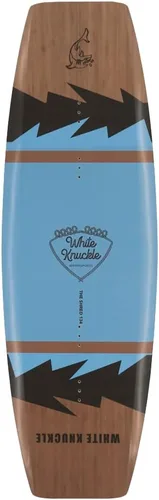 Vista 4 de White Knuckle The Shred Wakeboard (52.8 in), nivel intermedio para principiantes con aletas moldeadas