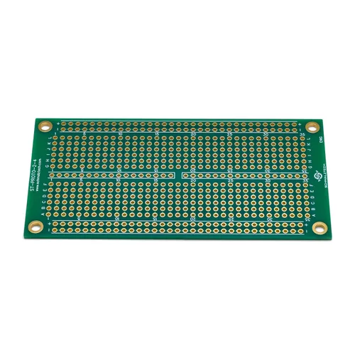 Vista 4 de Placa Prototipo ENIG de Doble Cara, Tablero de Pan Soldable, Tablero de Circuito Electrónico para Prototipo de Circuito DIY, FR4, Placa Prototipo
