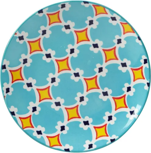 Vista 5 de Certified International Damask Floral - Platos de canapé/almuerzo de 6 pulgadas, diseños surtidos, multicolor, grande, juego de 6