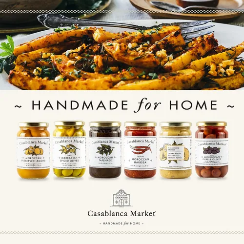 Vista 6 de Casablanca Market Harissa - Salsa picante gourmet – Salsa Harissa – Especias marroquíes del norteafricano mejor regalo de salsa picante Harissa