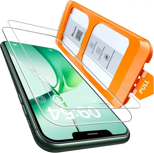 Vista 32 de TOCOL - 2 unidades de protector de pantalla para iPhone SE 3/2 (Edición 2022/2020), iPhone 8/7, iPhone 6s/6 de 4.7 pulgadas, instalación instantánea