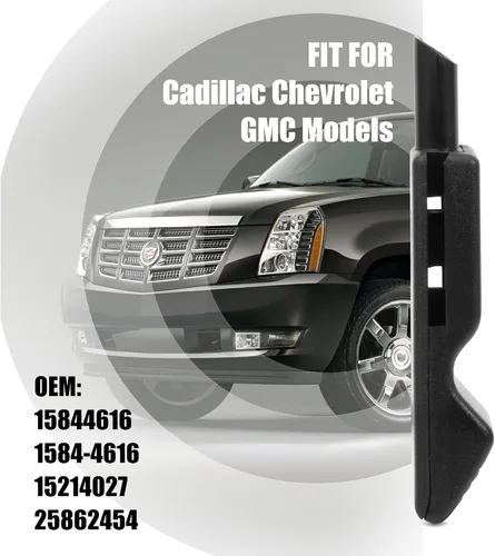 Vista 3 de RDBS 2 unidades, color negro, para puerta delantera o trasera, para ventana de automóvil, compatible con Chevrolet GMC Silverado Sierra 2007-2013