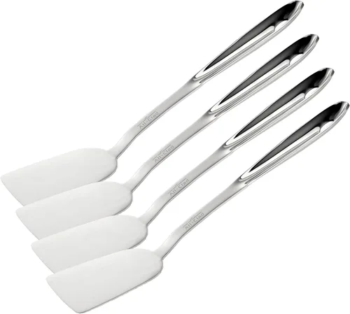 Vista 3 de All-Clad T103 - Tenedor de acero inoxidable de 13.5 pulgadas, herramienta de cocina, color plateado