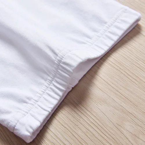 Vista 6 de Conjunto de 2 camisetas de manga con volantes y pantalones para niña