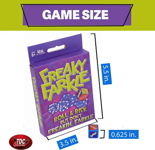 Vista 4 de TDC Games Juego de dados de viaje Freaky Farkle