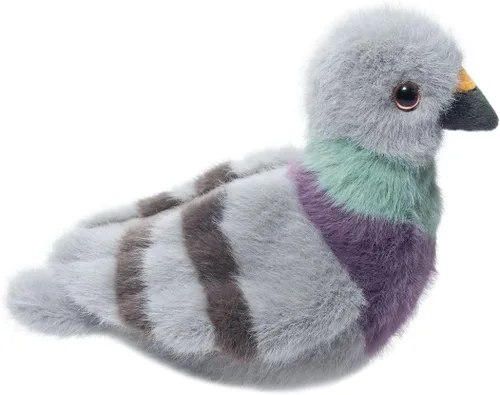 Vista 4 de Douglas Parker Pigeon Bird - Peluche suave de peluche, 7 pulgadas de largo