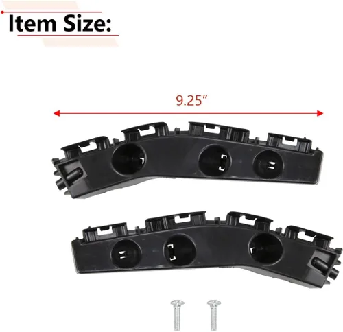 Vista 3 de RLB-HILON Soporte de parachoques delantero compatible con Jeep Compass 2011-2017 Para 5182596AC 5182597AC, para 2011 2012 2013 2014 2015 2016 2017
