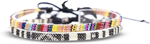 Vista 7 de Made by Nami Juego de 2 tobilleras estilo surfista, impermeables, ajustables, trenzadas, para mujeres y hombres, estilo bohemio para estilo étnico