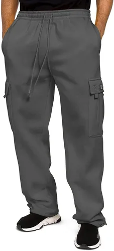Vista 4 de Pantalones deportivos para hombre, pantalones casuales para correr, deportivos, elásticos con bolsillos, pantalones deportivos para hombre