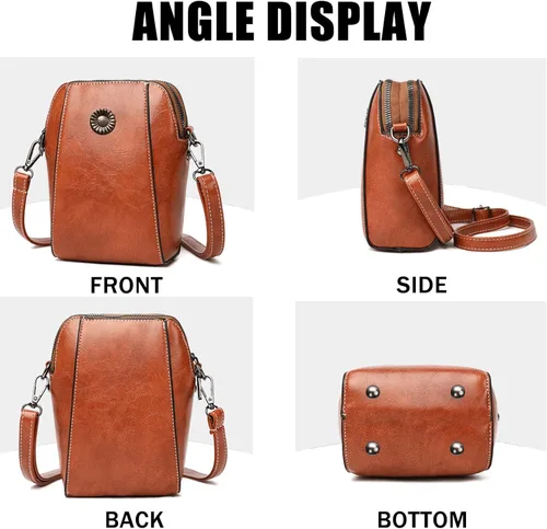 Vista 6 de Mini bolso bandolera de hombro para mujer