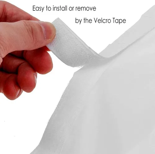 Vista 5 de Sello portátil para ventana de aire acondicionado, fácil de instalar, longitud ajustable para ventanas corredizas abatibles (9.8 ft)