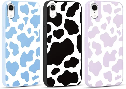 Vista 39 de Paquete de 3 Lindas Fundas con Estampado de Guepardo para iPhone 7/8/SE 2020/SE 2022 de 4.7", Fundas de Diseño Estético de Leopardo de Silicona