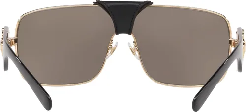 Vista 4 de Versace Gafas de sol para hombre, montura dorada, lentes doradas, 0.000 in, Oro