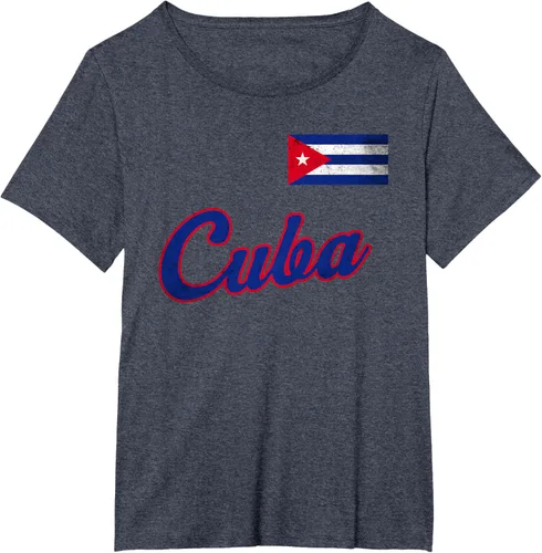 Vista 33 de Camiseta cubana con bandera de béisbol de Cuba 2023, Negro