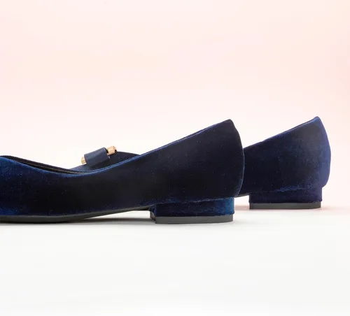 Vista 3 de C.Paravano Zapatos planos para mujer I Flat para mujer de cuero I puntiagudo I zapatos planos de ballet para mujer I Slip on Dressy Flats