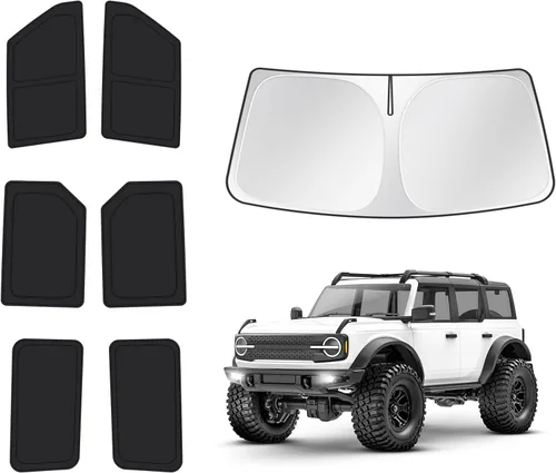 Vista 80 de T TGBROS Parasol para parabrisas para BMW X1 F48 2016 2017 2018 2019 2020 2021 2022 para ventana de automóvil, con bloqueo UV grueso y opaca