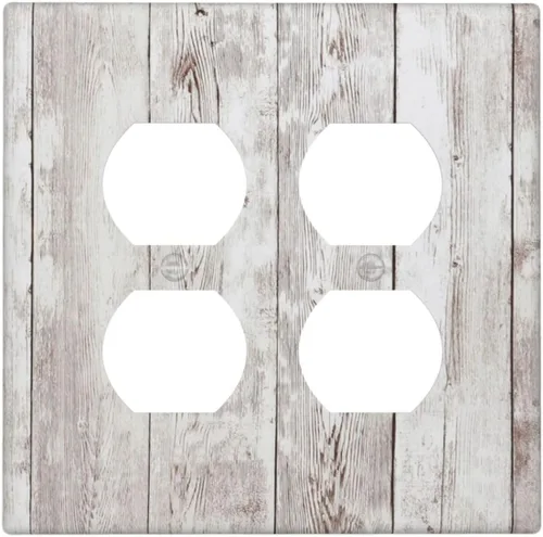 Vista 190 de Decorative Outlet Covers Blue Background White Cat Daisy Floral 2-Gang 1-Gang Wall Plate Single Toggle/Rocker Farmhouse Style Light Switch Covers