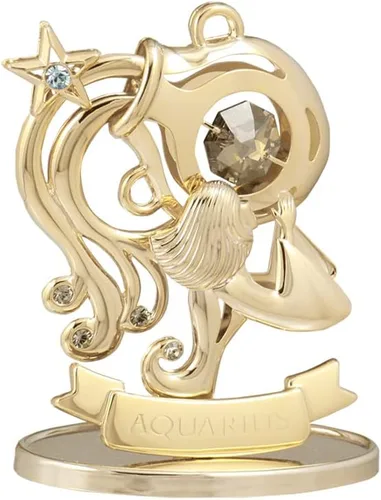 Vista 33 de CRYSTOCRAFT Regalo de sagitario, adorno de constelación con cristal austriaco, adorno de cristal de signo del zodiaco, colección de decoración
