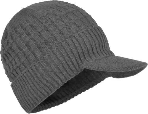 Vista 74 de Janey&Rubbins Gorro de punto diario con orejeras con forro polar y calavera