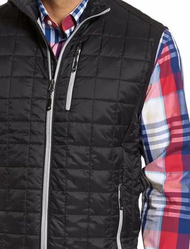 Vista 3 de Cutter & Buck Chaleco impermeable alternativo Primaloft para hombre resistente a la intemperie