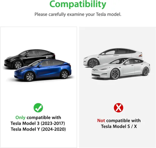 Vista 6 de Bioton Protector de pantalla de vidrio con nanotectura diseñado para Tesla Model 3 (2023-2017) / Tesla Model Y (2024-2020), pantalla táctil