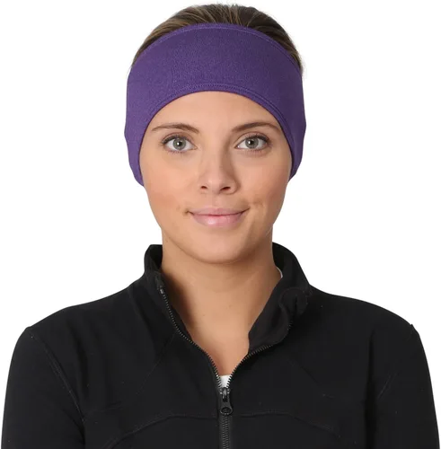 Vista 41 de TrailHeads - Diadema para mujer, diseño de cola de caballo, con banda para la oreja que absorbe la humedad, ideal para correr