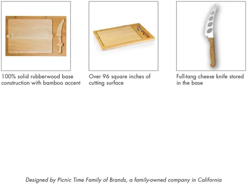 Vista 6 de PICNIC TIME NCAA Icon Cheese Set (3 piezas)
