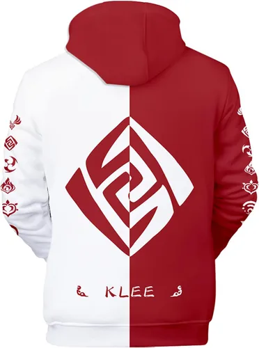 Vista 2 de Genshin Impact - Sudadera unisex con capucha y estampado 3D