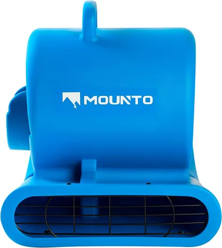 Vista 3 de Mounto Ventilador de secado de piso de 1/3 hp Air Mover de 2000 cfm, ventilador de secado de piso, motor de aire de 3 velocidades con salida GFCI