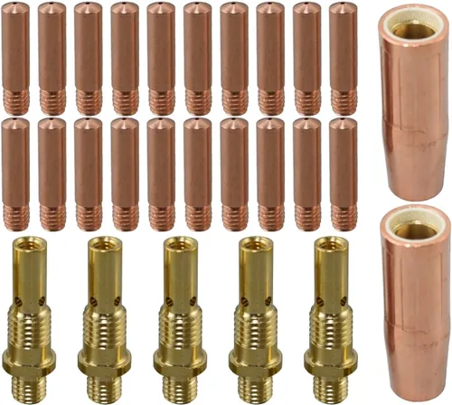 Vista 4 de RIVERWELD MIG MAG Puntas de contacto .030" 11-30 para Lincoln Magnum 100L y Tweco Mini/#1 Pistola de soldadura de antorcha paquete de 20