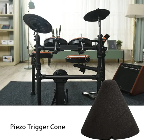 Vista 3 de Cono piezoeléctrico para piezas electrónicas de percusión de tambor, 1.38 x 1.46 pulgadas, paquete de 5