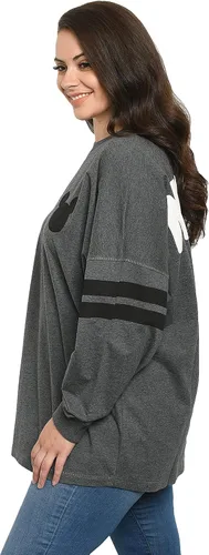 Vista 5 de Disney Jersey de manga larga de Mickey Minnie Mouse de gran tamaño para mujer