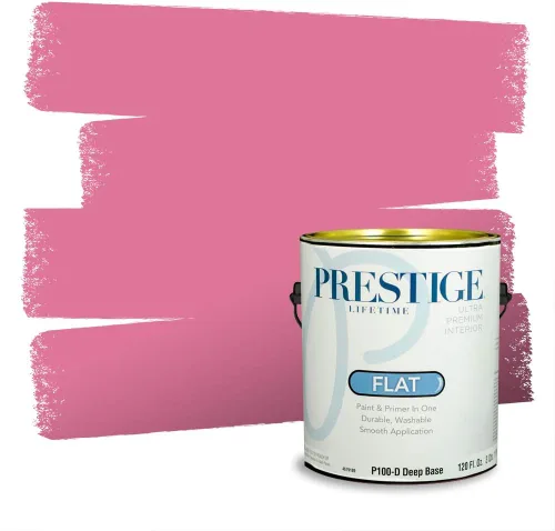 Vista 740 de Prestige Paints Pintura exterior e imprimación en uno, 1 galón, plano, coincidencia comparable de Valspar* Amber Rose*